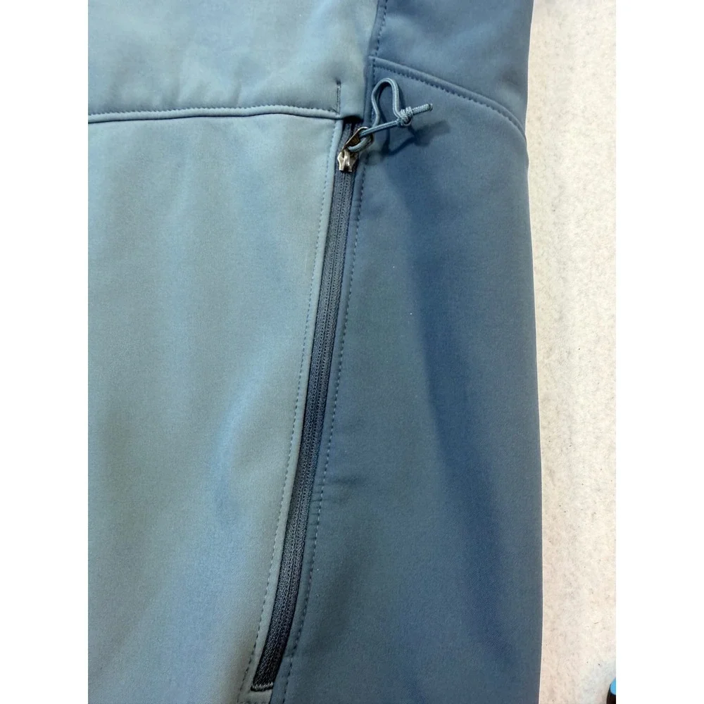 The North Face Apex Bionic Softshell Jacket Mens Blue Full Zip Windproof Coat